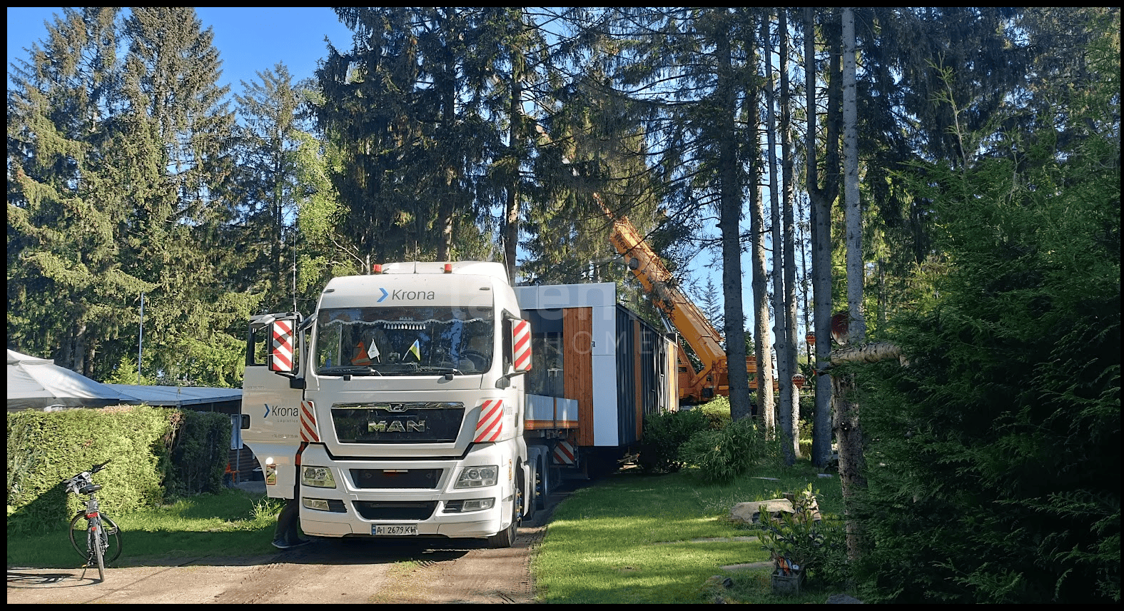 Delivery of houses and modular structures in Germany and the