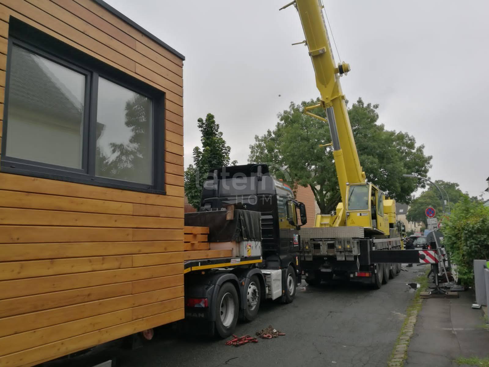 Delivery of houses and modular structures in Germany and the