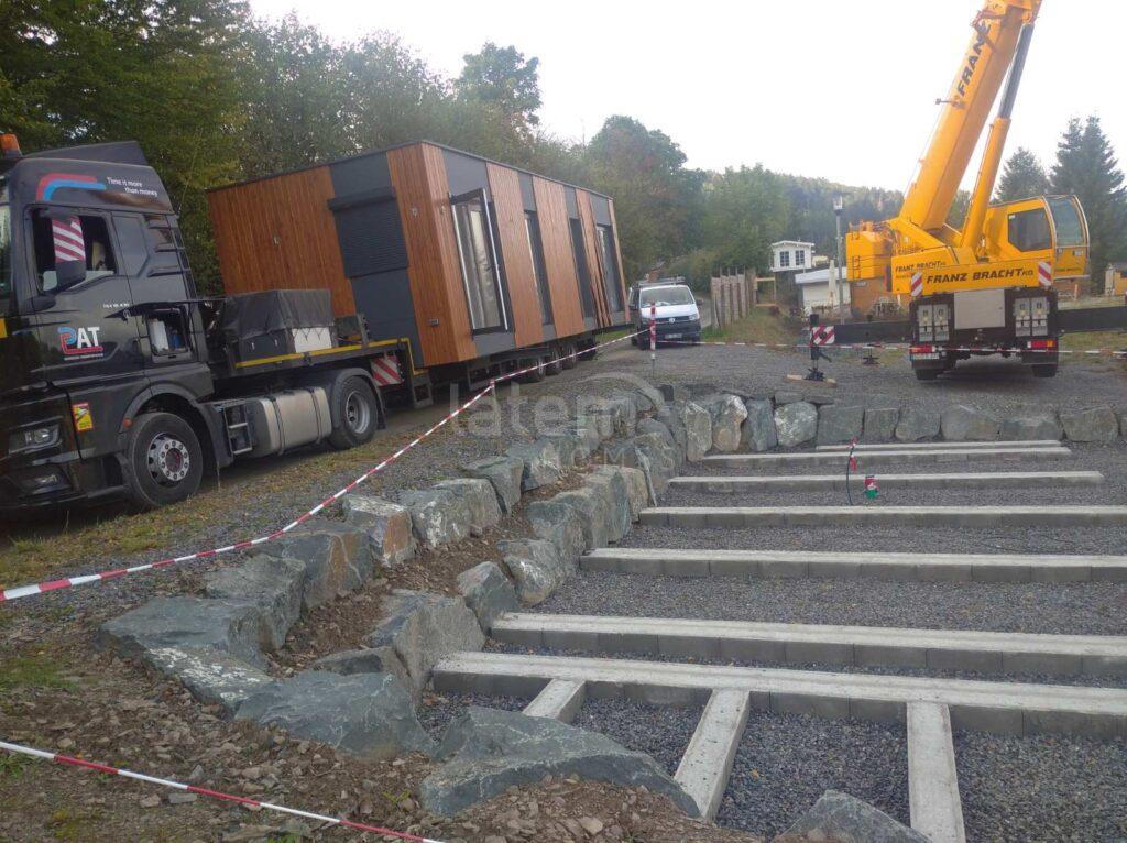 Betonfundament für Haus